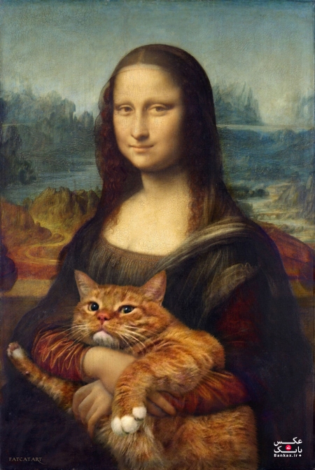 گربه چاق وارد شده در نقاشی های مشهور