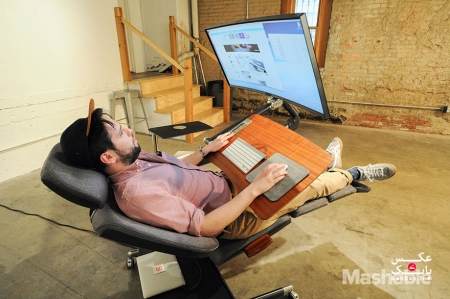 این میز 5900 دلاری به شما اجازه خواهد داد که خوابیده کار کنید.