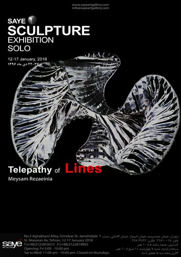 نمایشگاه مجسمه Telepathy of Lines