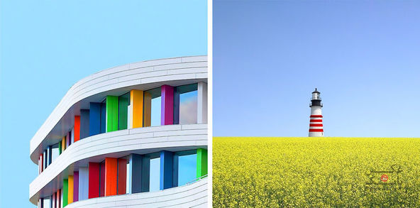 مینیمالیسم، هندسه و رنگ، سه عنصر اصلی در عکاسی های معماری/بانک عکس