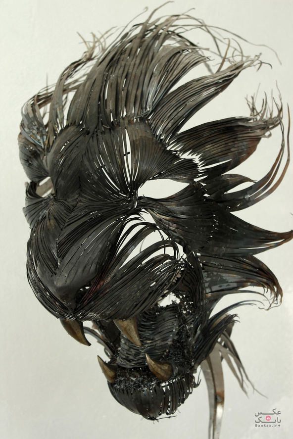 ساخت ماسک حیوانات از جنس فولاد/بانک عکس