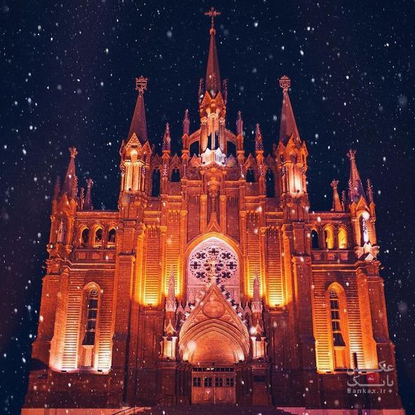 شهر زیبای مسکو در طی کریسمس/بانک عکس