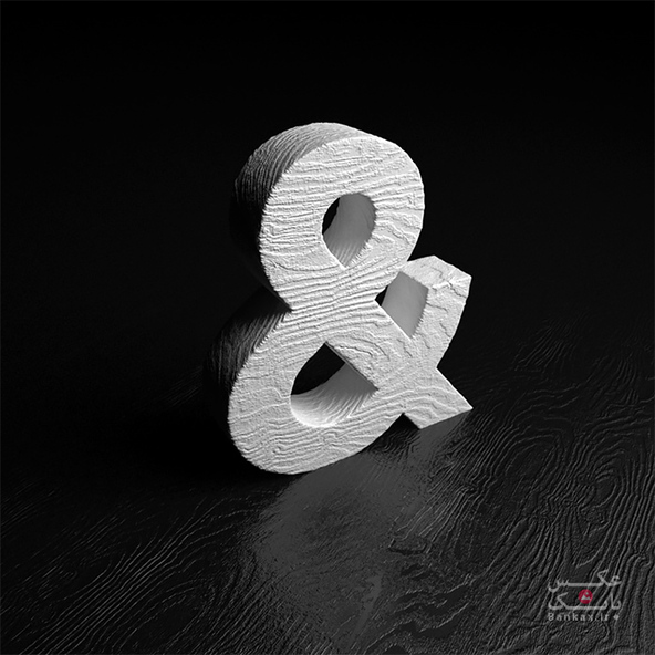 تایپوگرافی 3D خلاق توسط Alejandro Lopez Becerro/بانک عکس