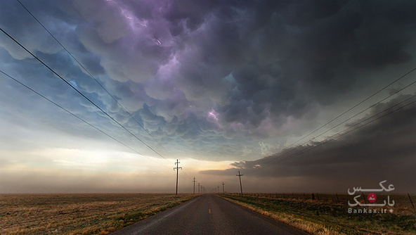 توفان و رعد و برق های خیره کننده/بانک عکس