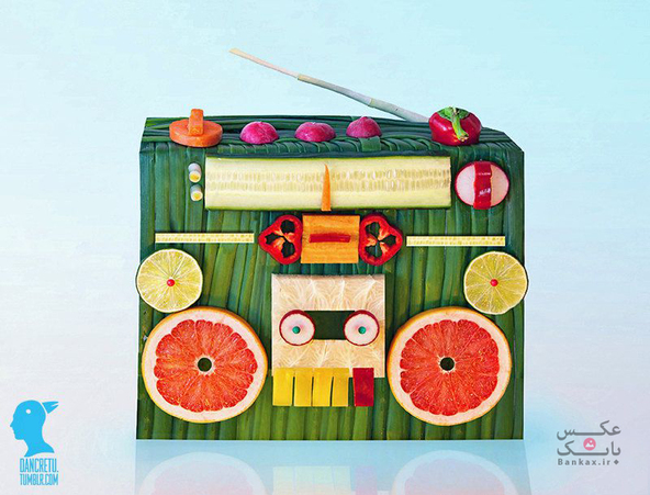 ساخت اشکال روزمره با استفاده از میوه و سبزیجات توسط هنرمند رومانیایی Dan Cretu/بانک عکس