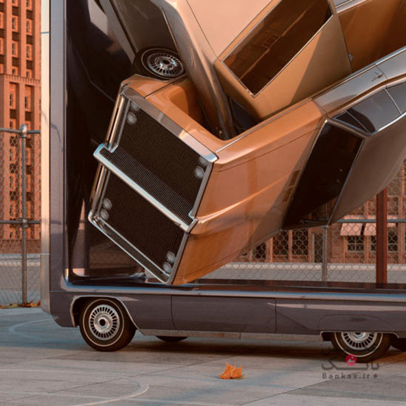 طراحی گرافیک های سه بعدی با عنوان «اتومبیل های در حال ایروبیک»/بانک عکس