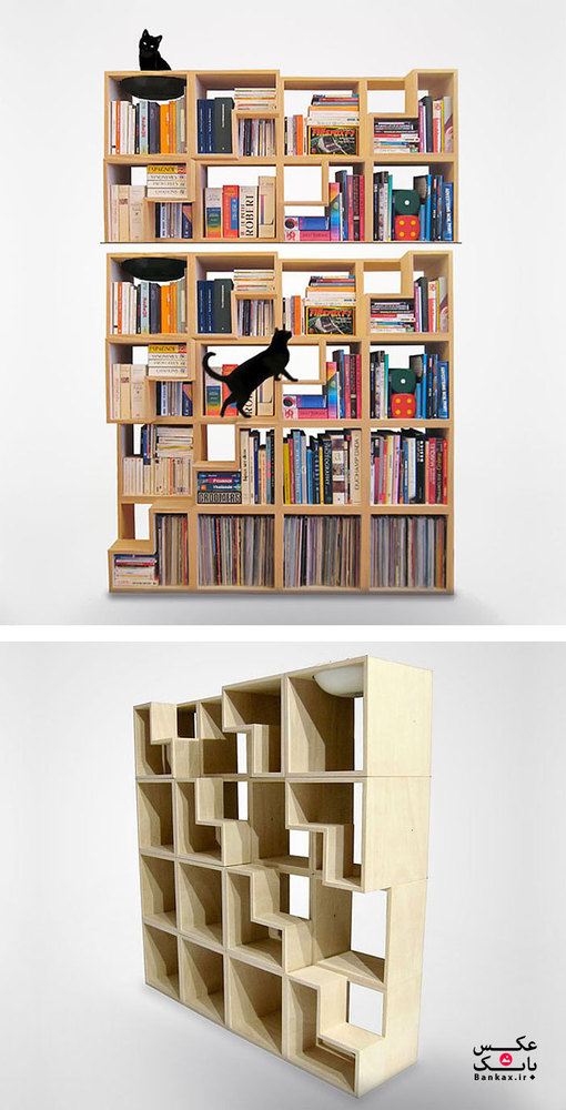 خلاقانه ترین قفسه های کتاب/بانک عکس