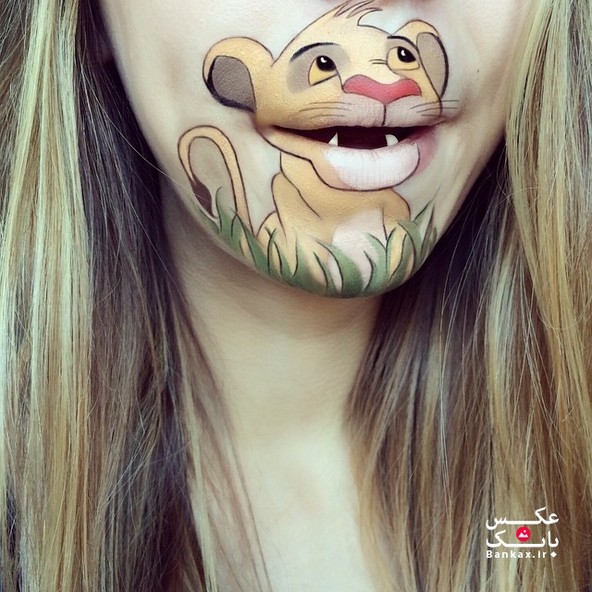 استفاده از لب و دهان در نقاشی شخصیتهای کارتونی/بانک عکس