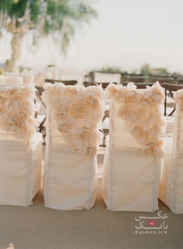 چند ایده برای تزئین میز و صندلی های مراسم عروسی عزیزانتان/بانک عکس