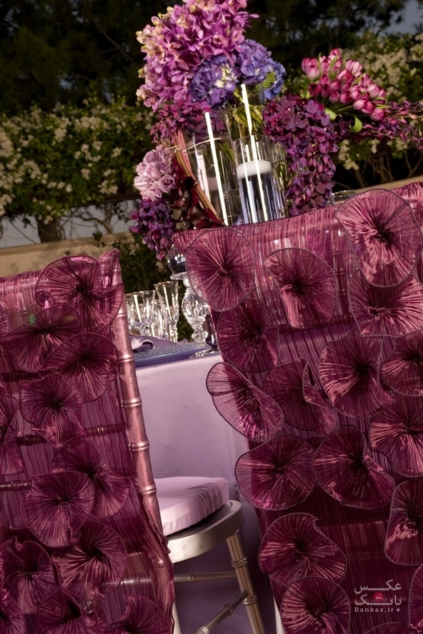 چند ایده برای تزئین میز و صندلی های مراسم عروسی عزیزانتان/بانک عکس